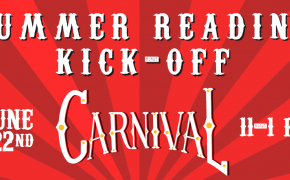 Summer Reading Kick Off Carnival Flyer
